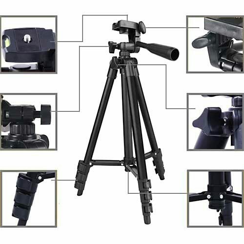 Combo Gậy 3 Chân Tripod 3120 kèm Remote + Kẹp | BigBuy360 - bigbuy360.vn