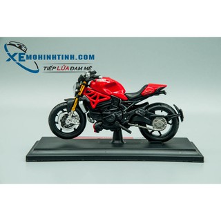 XE MÔ HÌNH DUCATI MONSTER 1200S 1:18 MAISTO (ĐỎ)