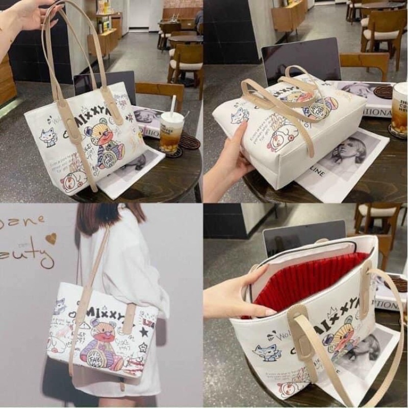 Túi Công Sở Gấu size 35