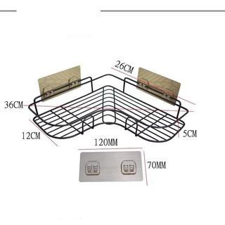 Kệ Góc Nhà Tắm Dán Tường Chất Liệu Thép Không Gỉ Để Đồ Nhà Tắm Nhà Bếp Đa Năng KoolWood