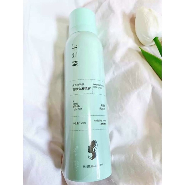 Bình xịt gội đầu khô cấp tốc giúp tóc bồng bềnh suốt 8h không bết dính