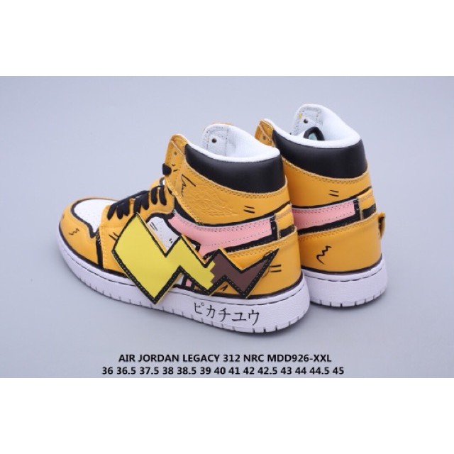 2021  ẢNH THẬT | Giày Thể Thao Jordan 1 x pokemon | BigBuy360 - bigbuy360.vn