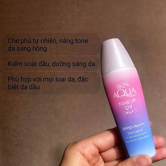 Kem chống nắng skin aqua tone up uv SPF50+ PA++++ Lọ 70g Hàng Nhật