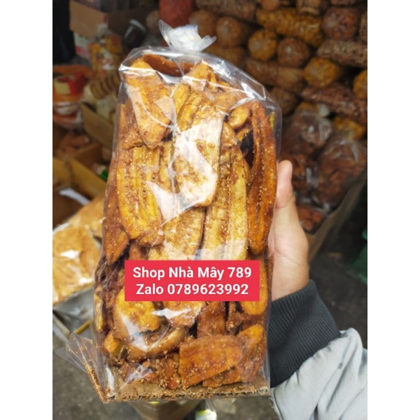 500g chuối ngào đường mè 35k
