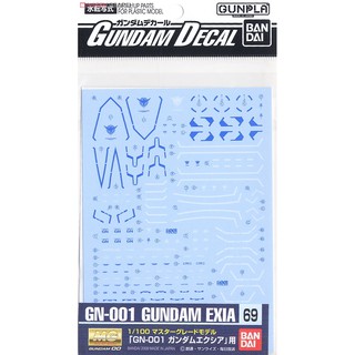 Decal nước mg 1/100 gundam exia bandai