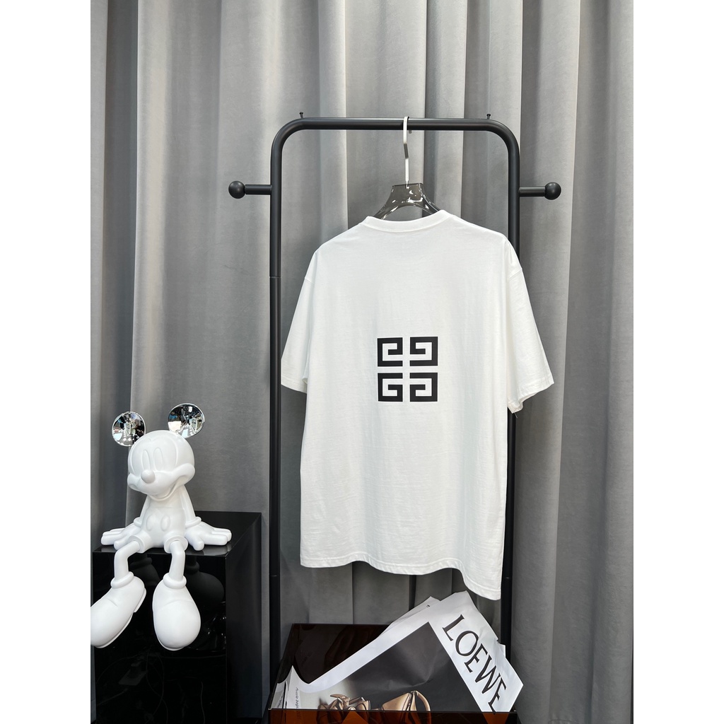 Áo Thun Cotton Tay Ngắn Cổ Tròn In Chữ G1venchy 2022 Size S-4XL