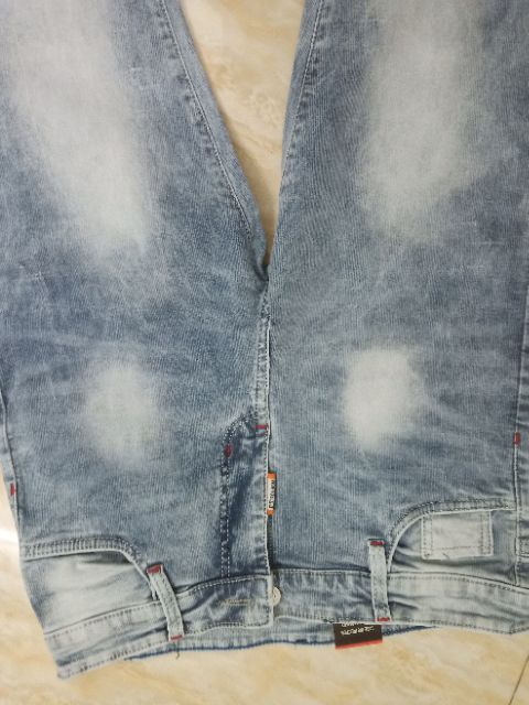 (vcbshop) Quần jean nam wash bạc trơn phong cách trẻ trung có size đại nha khách 5678 | BigBuy360 - bigbuy360.vn