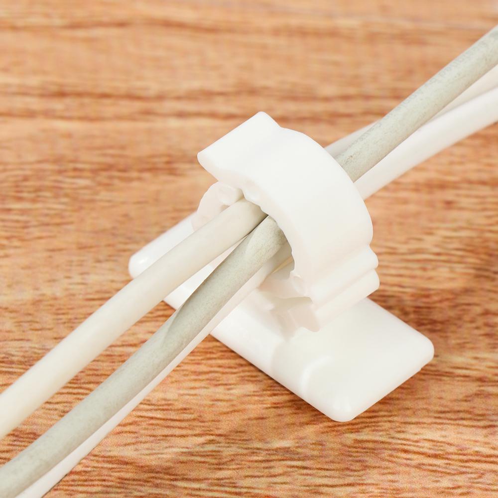 MUVAKO Set 4 Kẹp Cố Định Dây Cáp Tự Dính Tiện Dụng