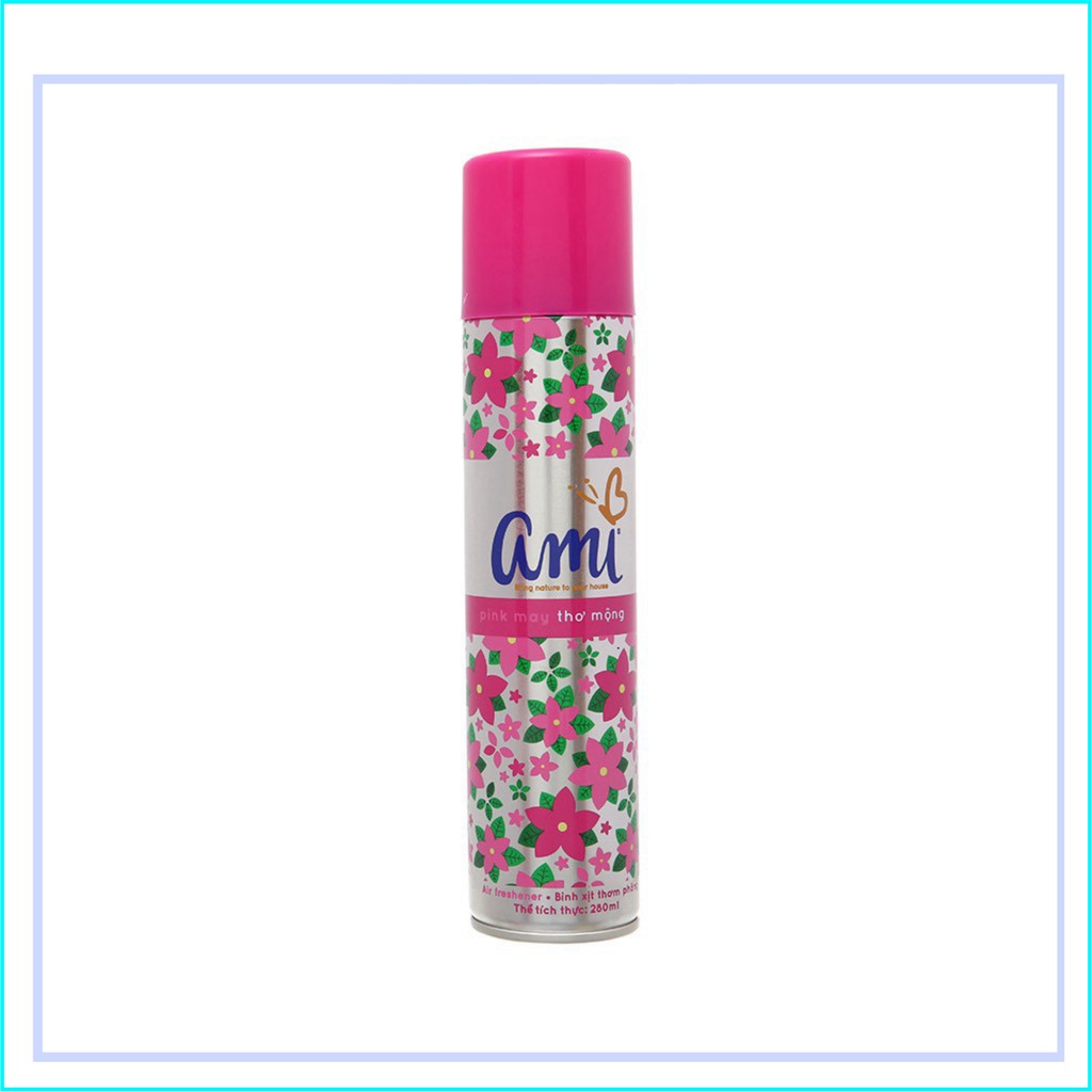Nước xịt phòng Ami chai 280ml(4 màu)