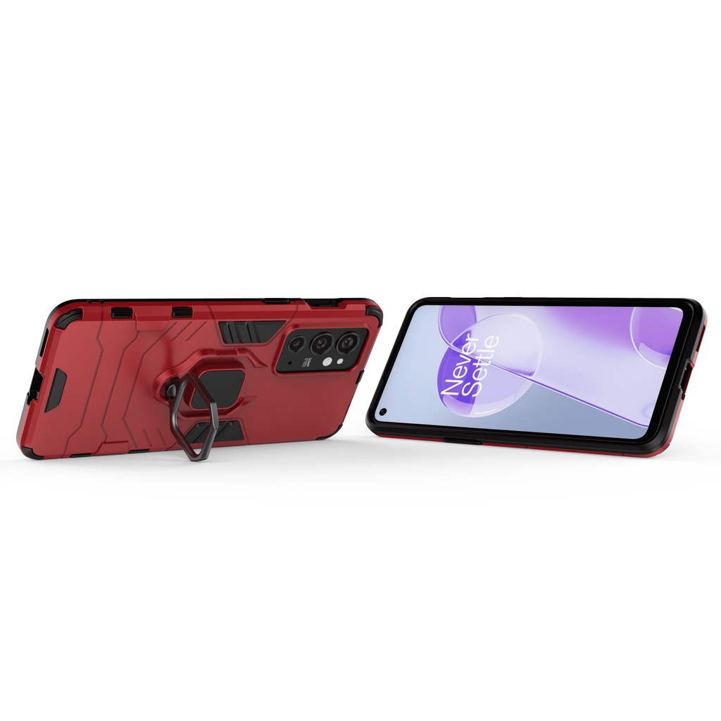 Ốp lưng OnePlus 9RT Iron Man Iring chống sốc giá đỡ mặt lưng xem phim bảo vệ toàn diện