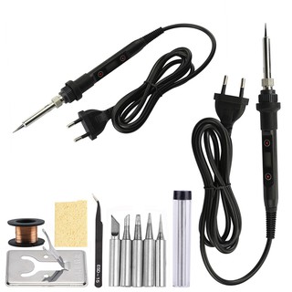 Soldering Iron LCD Digital Display 80W Electric Adjustable Temperature Solder Iron Station Hand Welding Repair Tools Kit