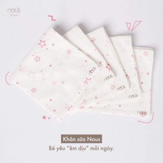 Nous - Set 5 khăn sữa các màu