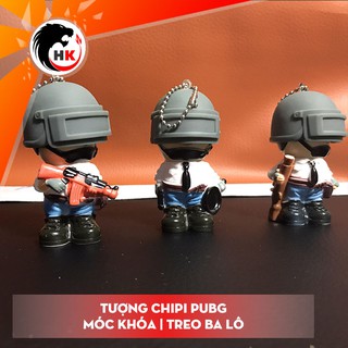 Móc khóa PUBG - treo ba lô - tượng chipi pubg