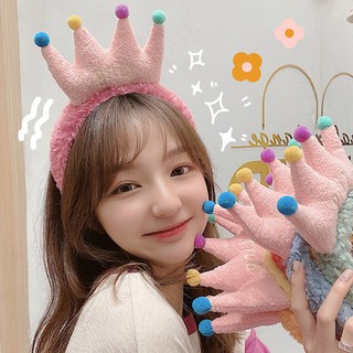 Băng đô bờm cài tóc vương miện 3D KING cute dễ thương