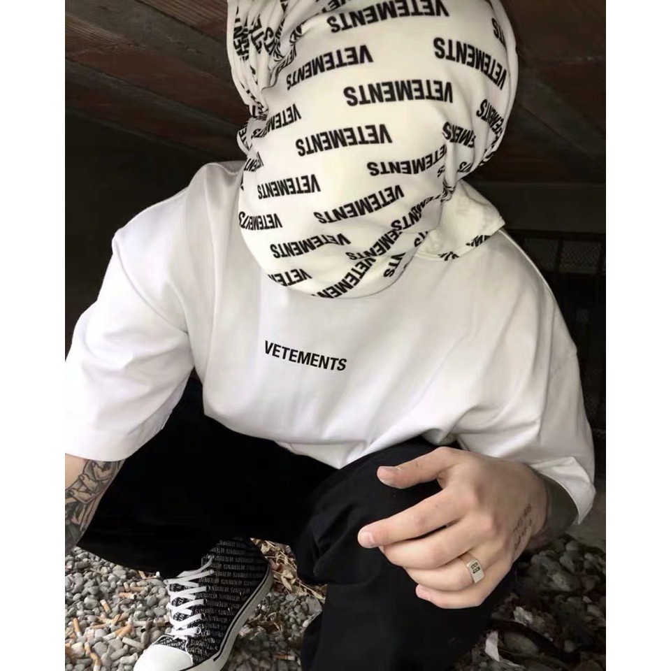 Áo thun Vetements, áo phông unisex, chất cotton thoáng mát, form rộng, xuongaophong