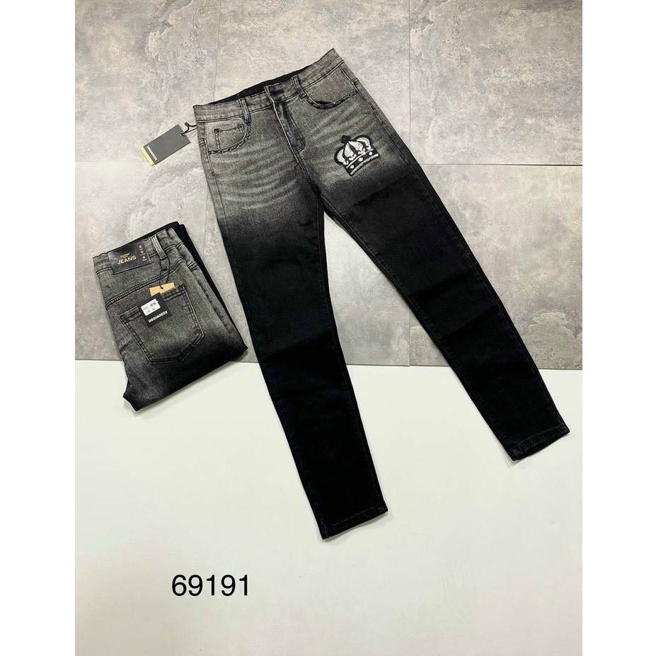 Quần jean nam DENIM ICON co dãn chuẩn dáng skinny trẻ trung năng động-NEWSTYLE