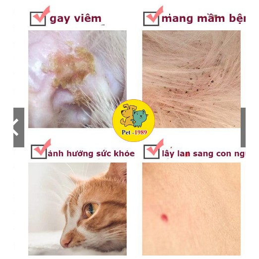 Vòng cổ chống ve rận bọ chét chó mèo cao cấp - kháng nước