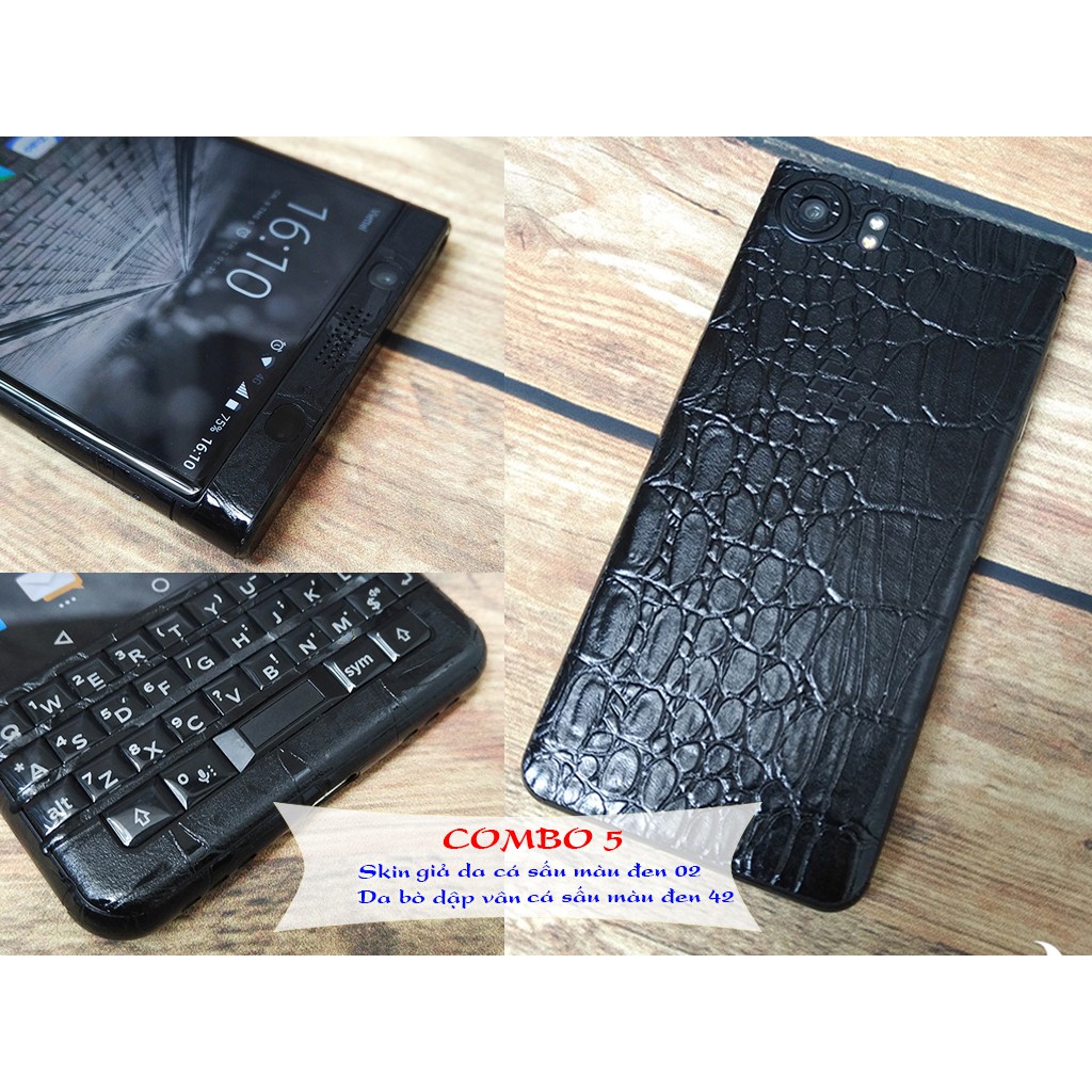 [ Hot_Sale ] Combo dán da + skin BlackBerry Keyone 5 - D42 - S02