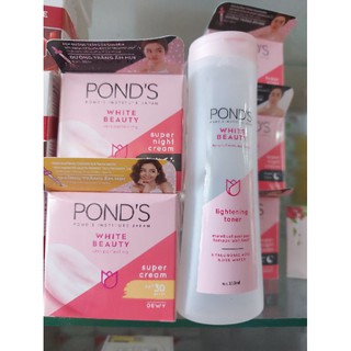 COMBO NƯỚC HOA HỒNG & KEM DƯỠNG PONDS NGÀY ĐÊM HỘP 50g