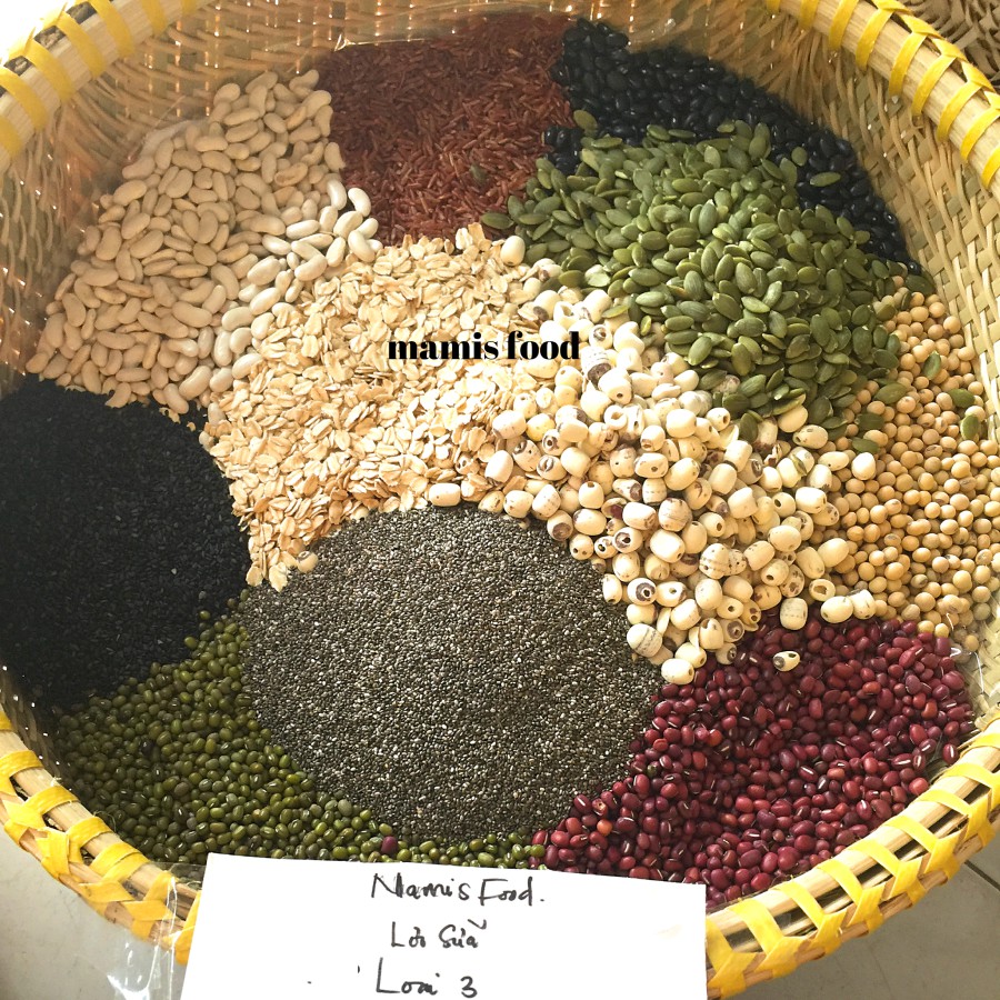 Ngũ cốc LỢI SỮA Mamis Food 11 hạt dinh dưỡng cao cấp nhà làm, phù hợp với mẹ bị loãng sữa