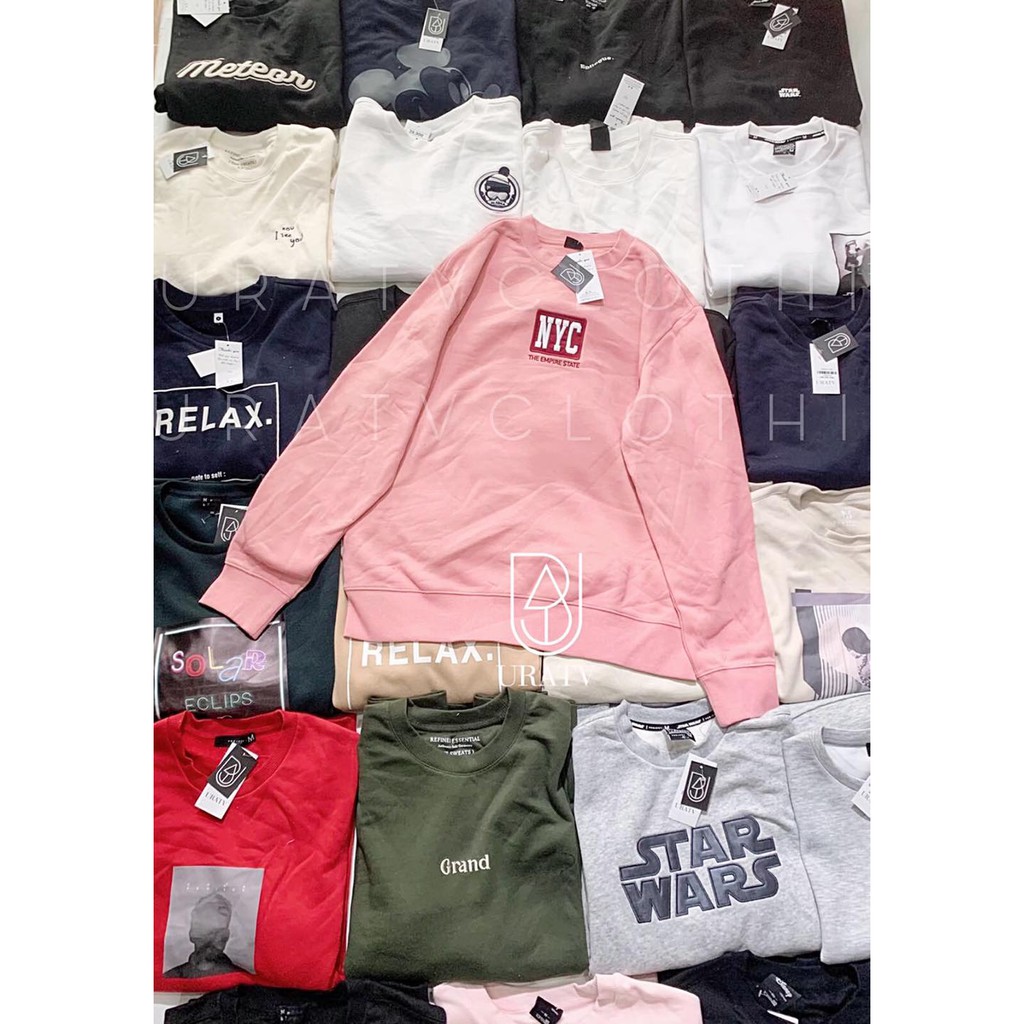 [Freeship - xuất xịn] SWEATER V2 freesize xuất dư nam nữ mặc