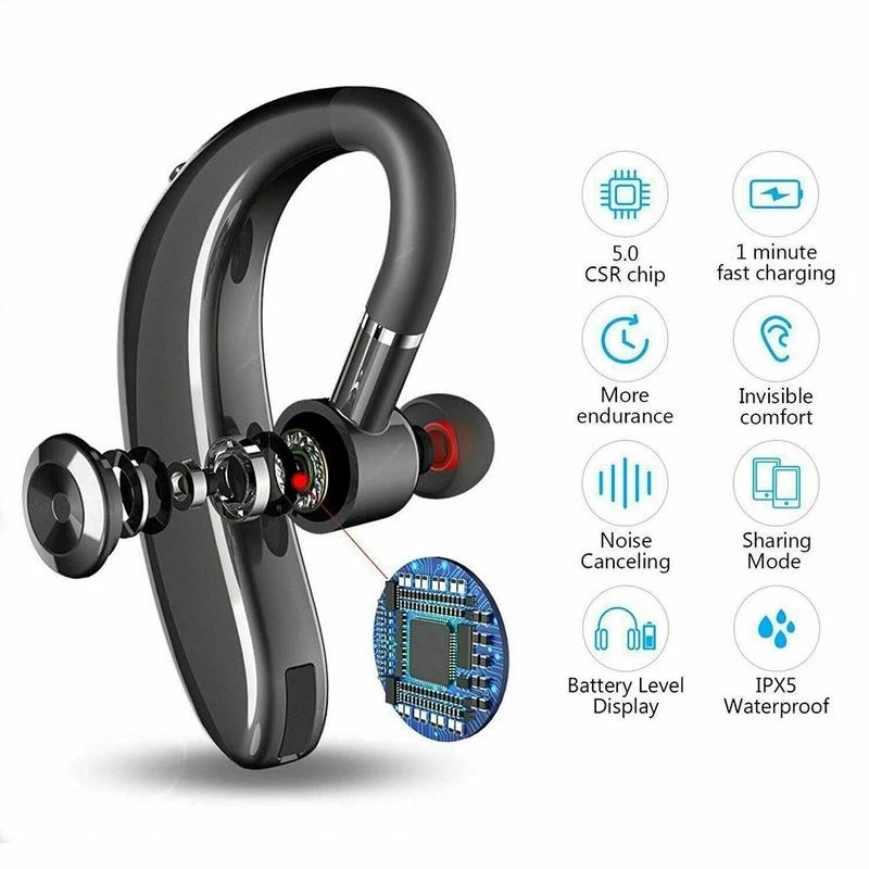 Tai nghe TZUZL S109 không dây tws bluetooth 5.0 có micro chống nước chất lượng cao