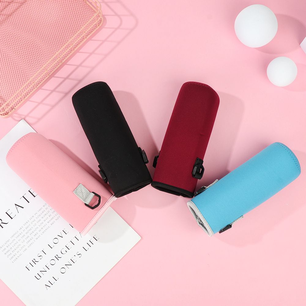 Vỏ Bọc Bình Nước Chân Không Có Dây Đeo Nhiều Màu Sắc Dành Cho Thể Thao Ngoài Trời