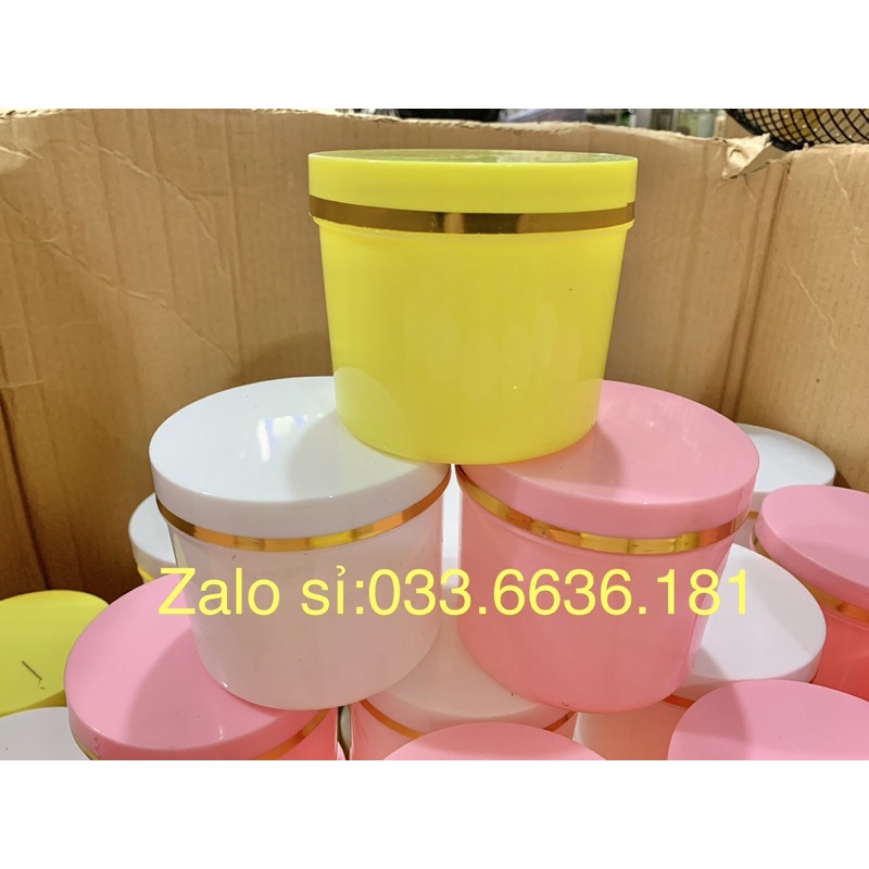 Lẻ Hủ Đựng Kem 500G Xịn Xò Màu Ngẫu Nhiên