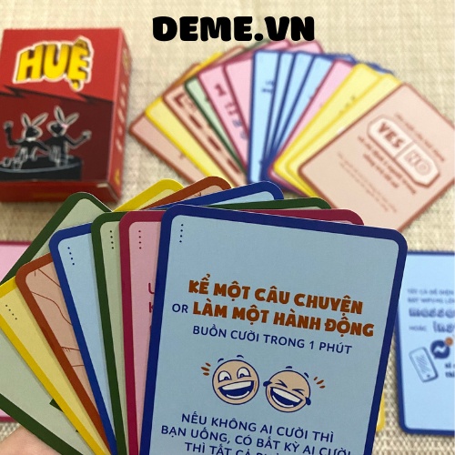 Bài huệ drinking game thử thách xả stress cho nhóm bạn trên bàn nhậu cực hấp dẫn và vui vẻ đỏ