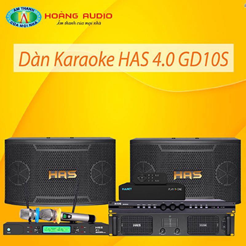 Bộ dàn karaoke gia đình HAS 4.0 GD10S