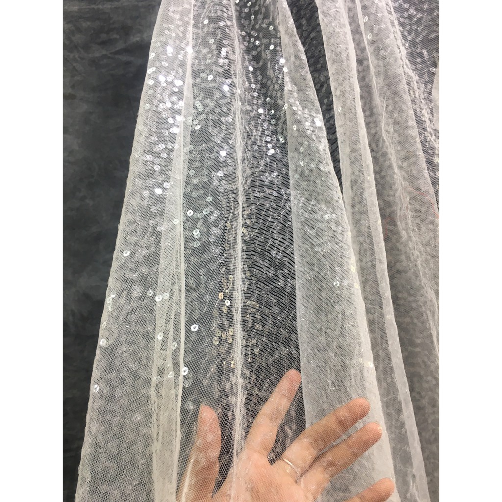 Lưới Kim Sa Nhập Khẩu Cao Cấp VLKS171004 Khổ 1,7m Dùng May Váy Đầm Thời Trang, Váy Cưới, Váy Dạ Hội