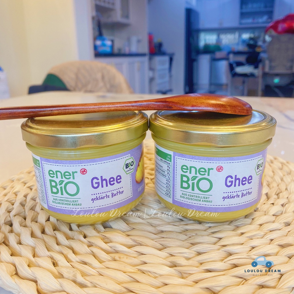 Bơ Ghee hữu cơ nội địa Đức EnerBio 180g [BAY AIR]