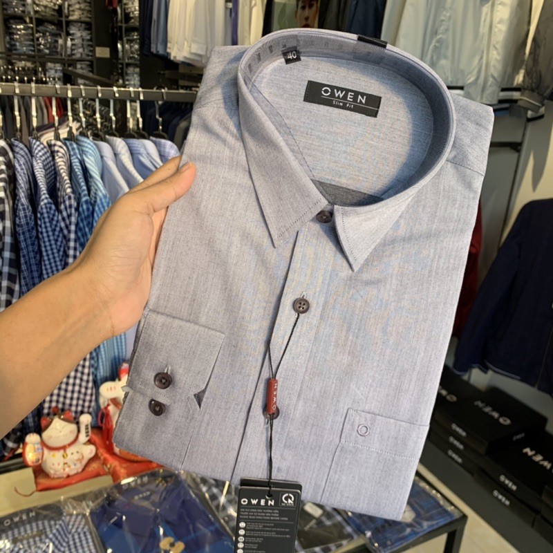 OWEN - Áo sơ mi dài tay Owen SLIMFIT vải sợi tre 90036 | BigBuy360 - bigbuy360.vn