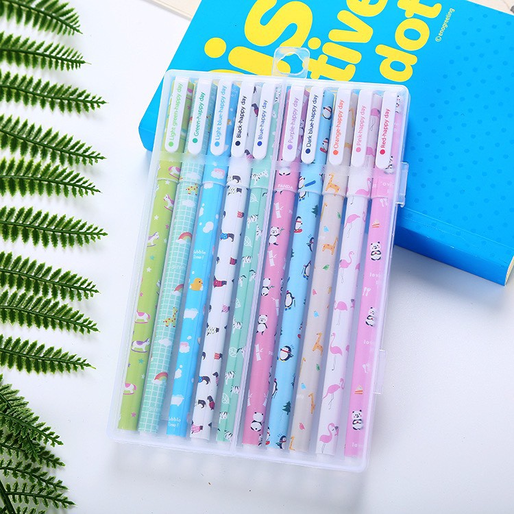 Set bút mực 10 cây cho Bé, học sinh, sinh viên  MH: 700210057