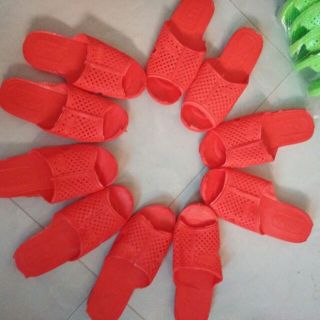 Đep tổ ong màu đỏ nữ size nhỏ ( dành cho người đi giầy từ size 34 tới size 36 )
