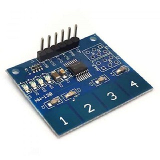 MODULE CẢM ỨNG ĐIỆN DUNG TTP224 4 KÊNH