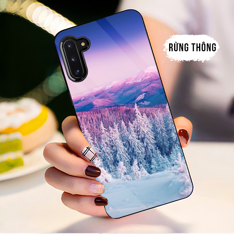 Ốp Lưng SAMSUNG NOTE 10, NOTE 10 LITE, NOTE 10+ Mặt kính cường lực cao cấp, sáng bóng, chất lượng