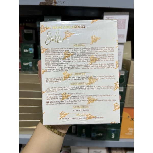 Tắm trắng Mix Saffron Collagen X3 Luxury