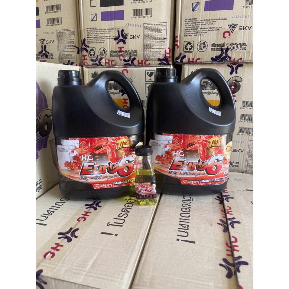 Nước giặt xả HC EURO6 6in1