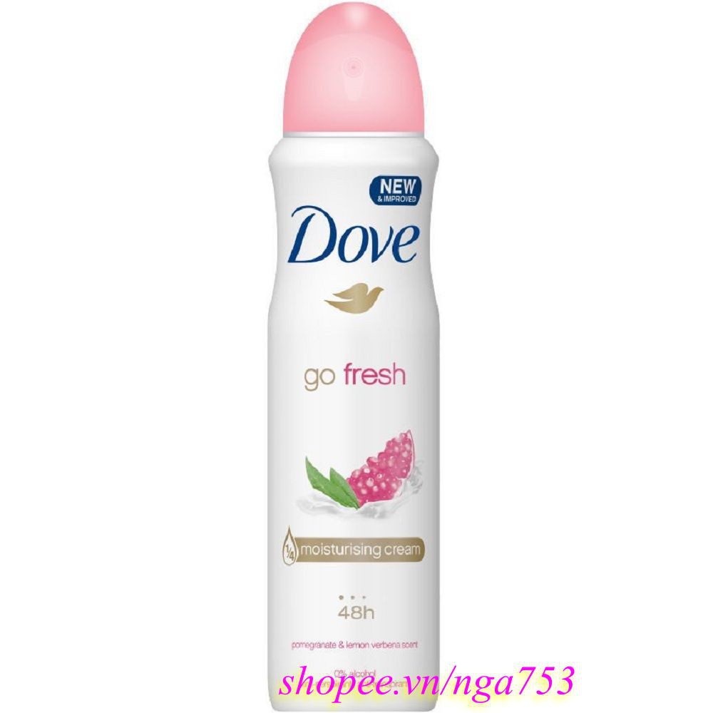 Xịt Khử Mùi Nữ 150Ml Dove Go Fresh Go Fresh Lựu, nga753 Uy Tín Từ Chất Lượng.