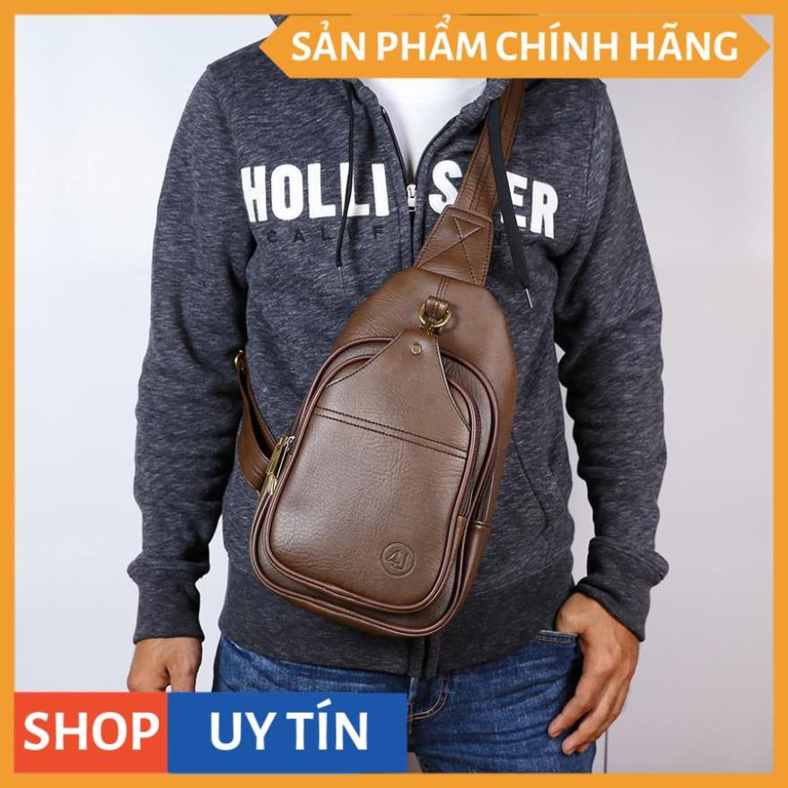 Túi Đeo Chéo Trước Ngực 4U Da Tổng Hợp Cá Tính BA417 | BigBuy360 - bigbuy360.vn