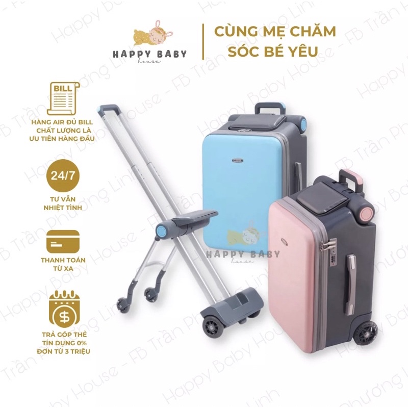 Mua Vali du lịch 2in1 kiêm xe đẩy cho bé giá rẻ nhất | TecKi.Vn