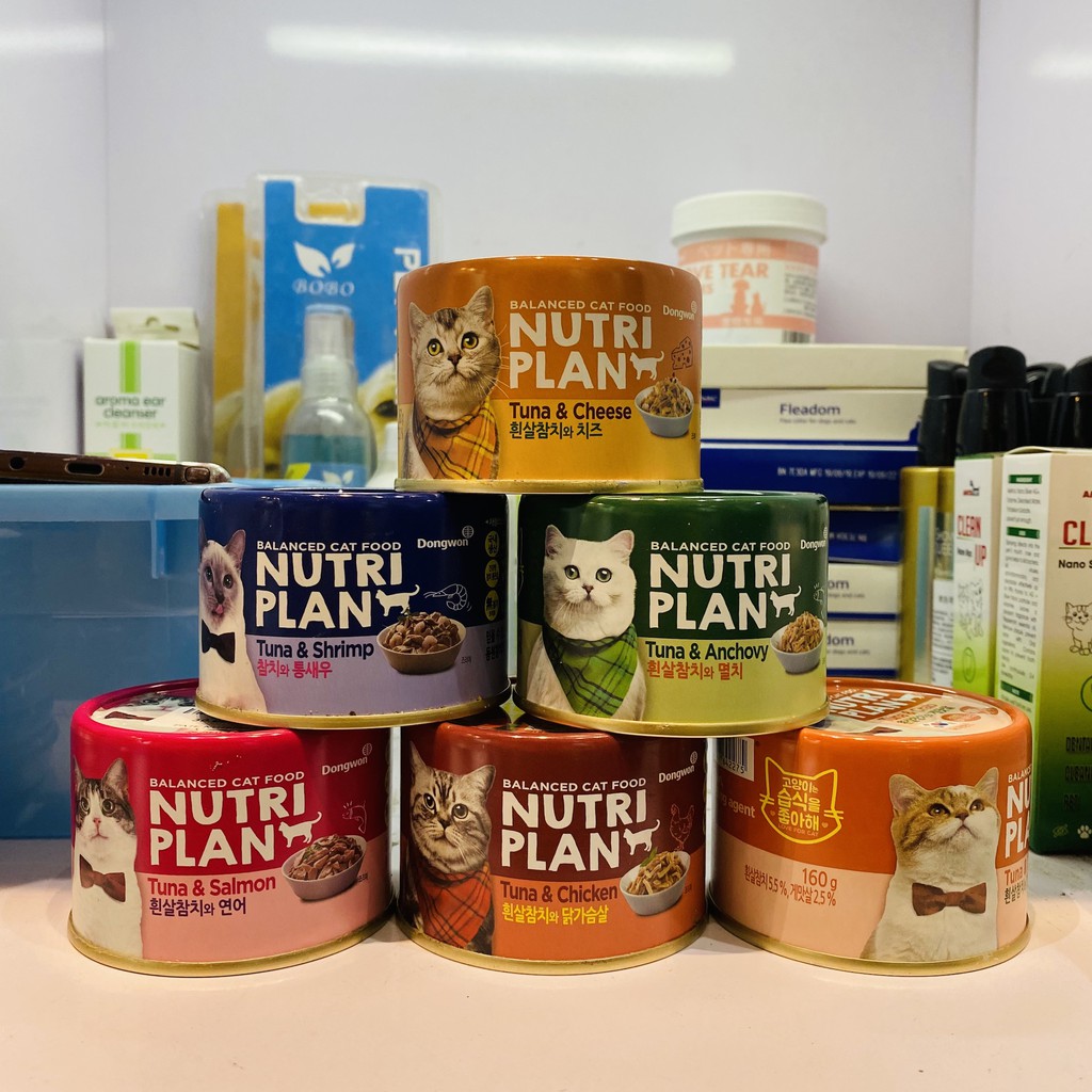 Pate Nutri Plan xuất hàn dành cho mèo với 6 vị
