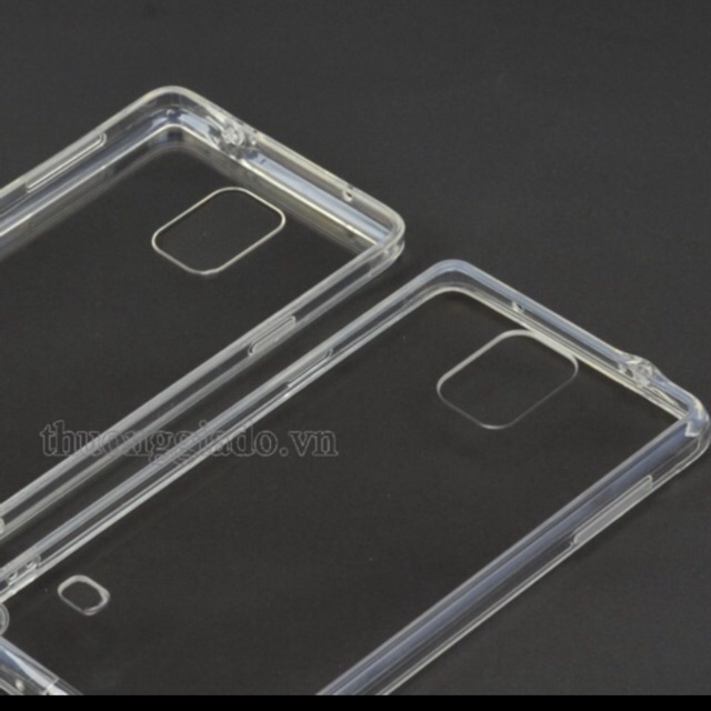 Ốp lưng dẻo cho samsung galaxy Note4 silicon trong suốt