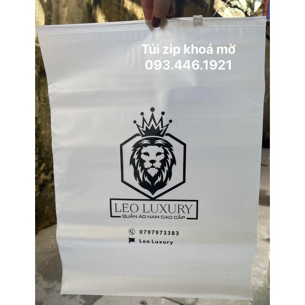túi zip có khoá đựng đồ, nhận in túi zip khoá kéo