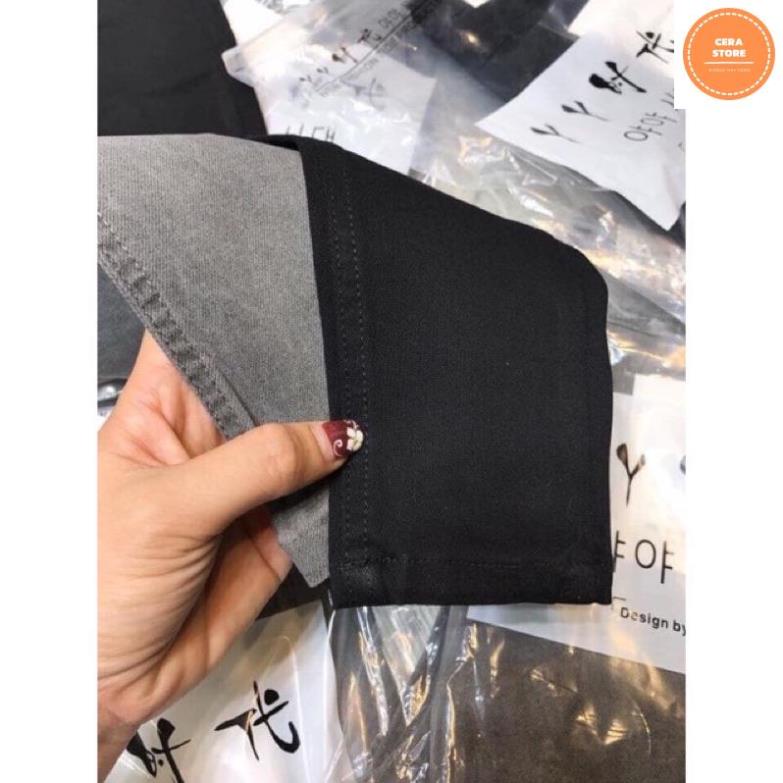 Quần Bò Giấy Dáng Legging Ôm- Cera Store