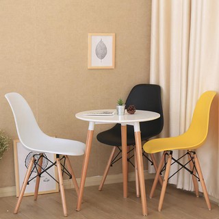 Ghế Nhựa Chân Gỗ Eames Đủ Màu