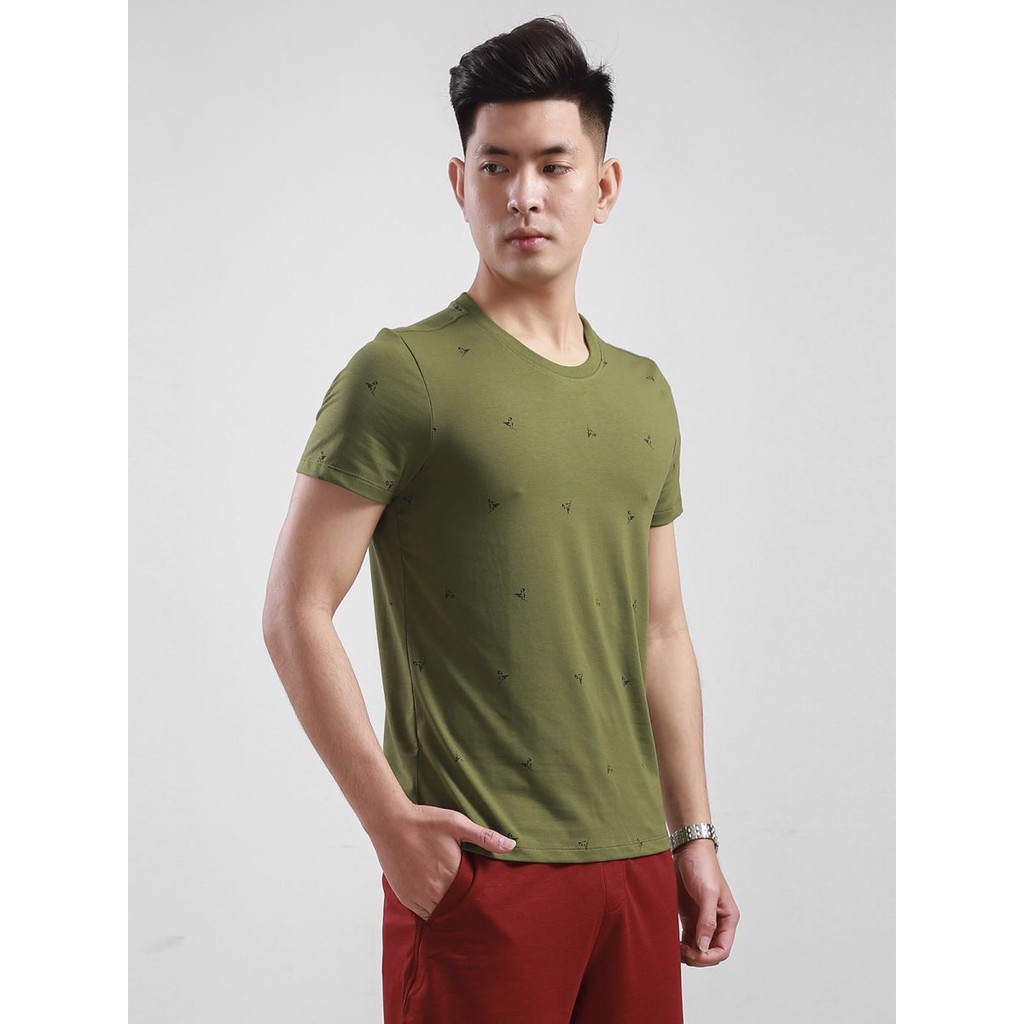 Áo Thun Nam Ngắn Tay ARISTINO – ATS012S8 – Slim Fit – Đủ màu