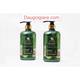 Dầu gội dầu xả bưởi chống rụng - phục hồi và kích thích mọc tóc tinh chất bưởi đỏ AILISE Grapefruit 850ml*2