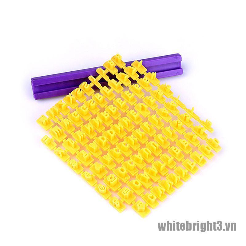 Khuôn Cắt Bánh Quy / Kẹo Đường Hình Chữ Cái Và Số
